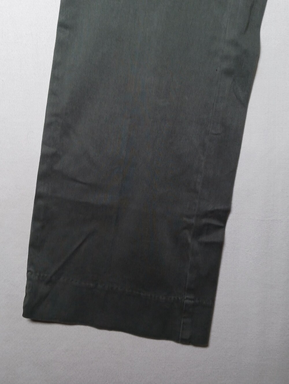 Lila Ryan The Jenalyn Bootcut Trousers 8P Brushed Sateen Olive 30X29 NWT - Picture 5 of 13